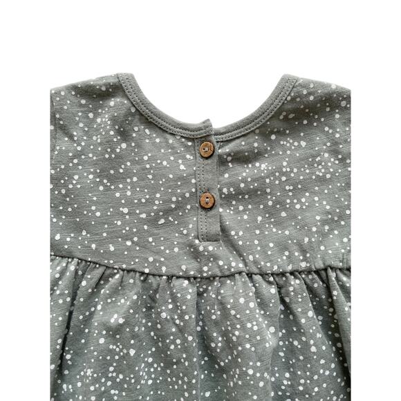 Rylee + Cru Dusty Blue Snow Finn Dress Size 3-6m - Picture 4 of 5